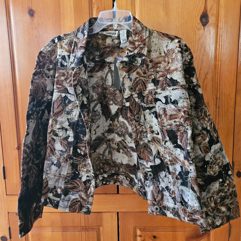 Chico's Patterned Blazer
